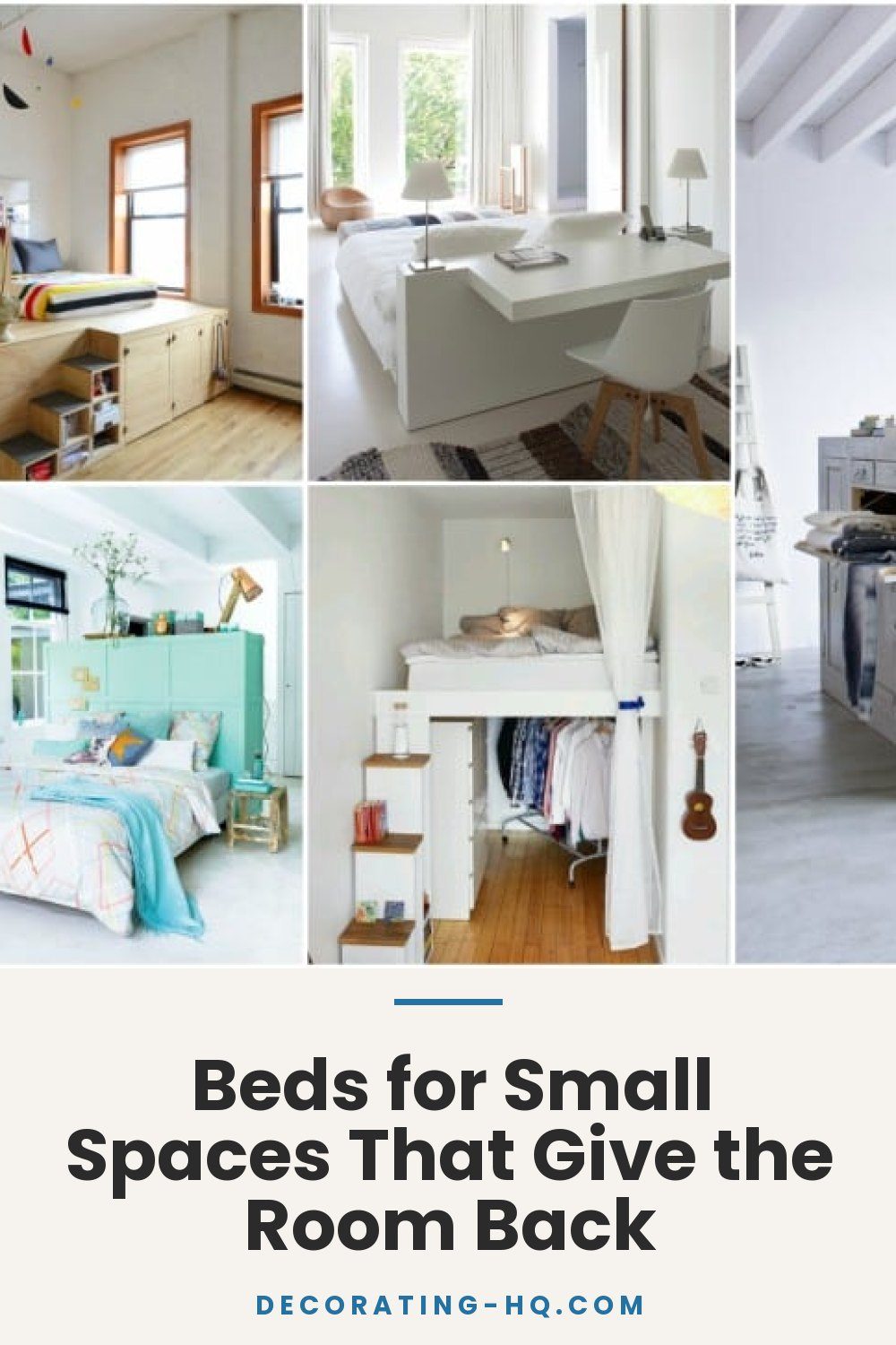 Beds for Small Spaces That Give the Room Back