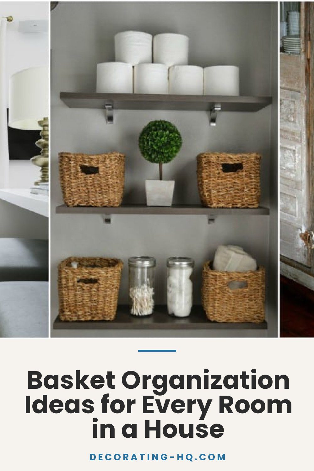 Basket Organization Ideas for Every Room in a House