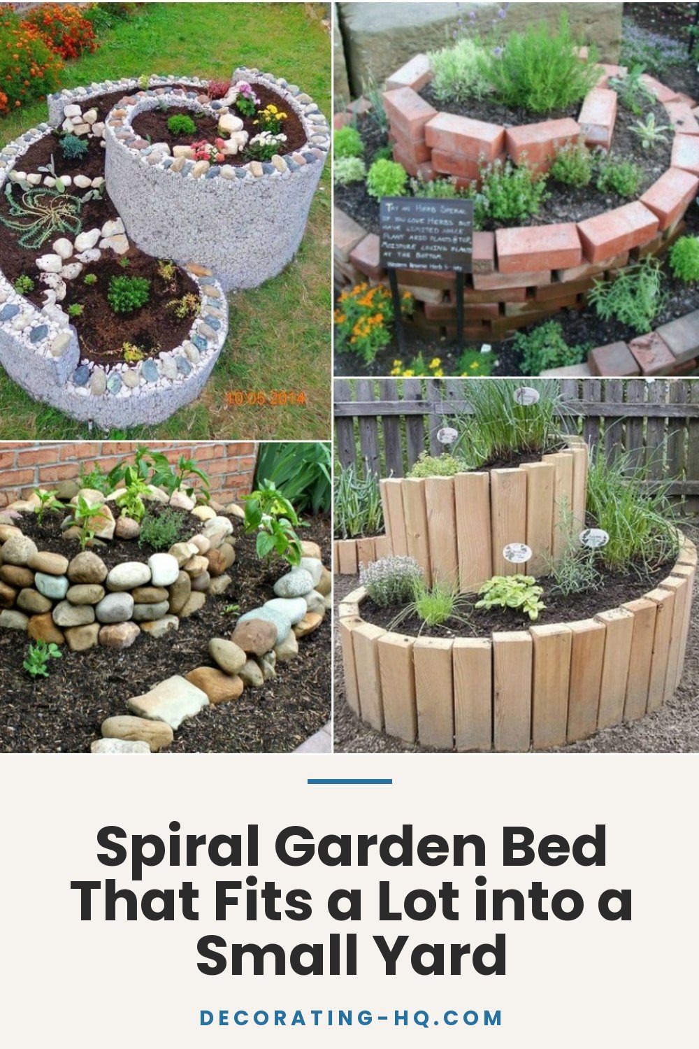 Spiral Garden Bed That Fits a Lot into a Small Yard