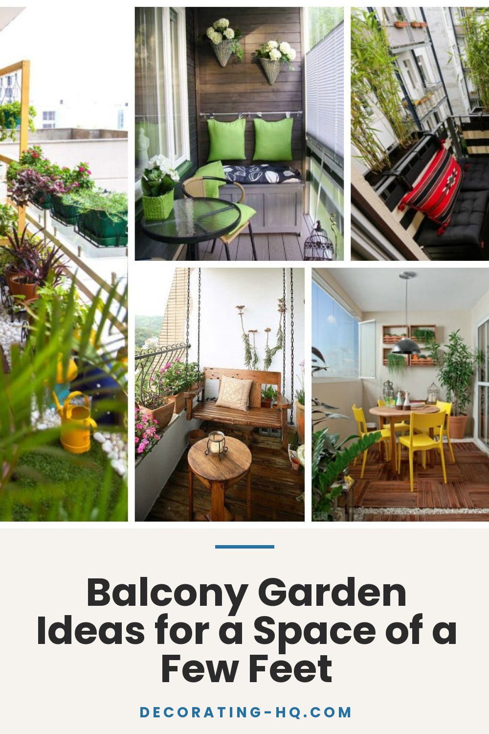 Balcony Garden Ideas for a Space of a Few Feet