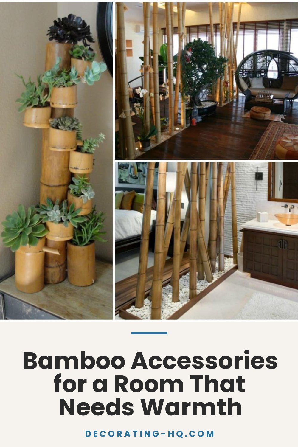 Bamboo Accessories for a Room That Needs Warmth