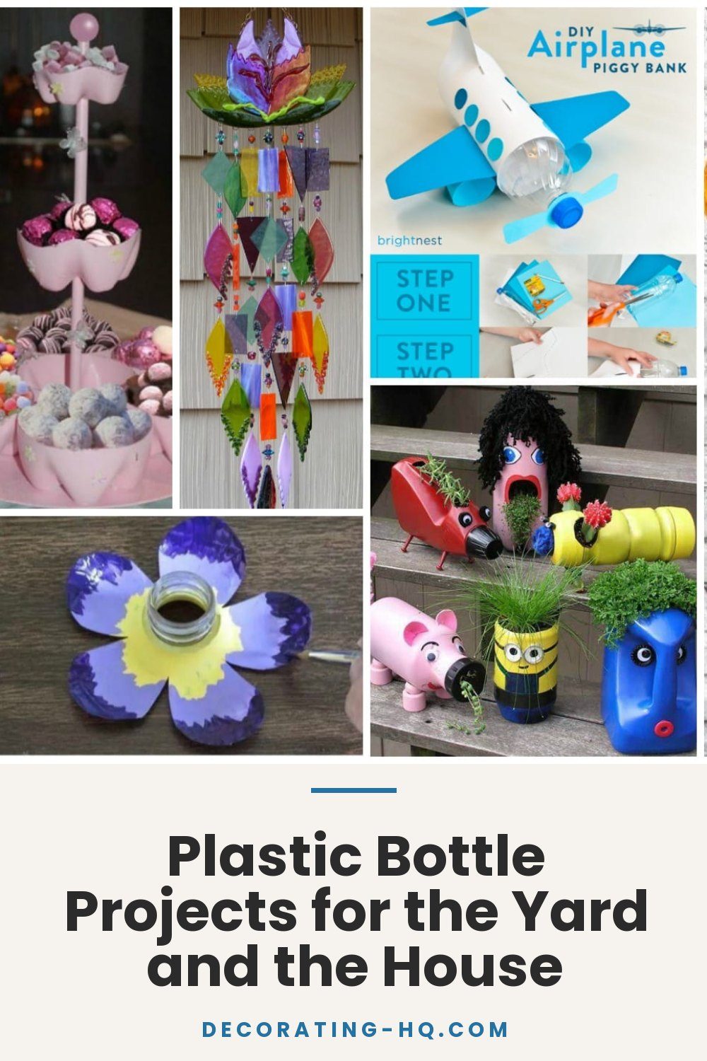 Plastic Bottle Projects for the Yard and the House