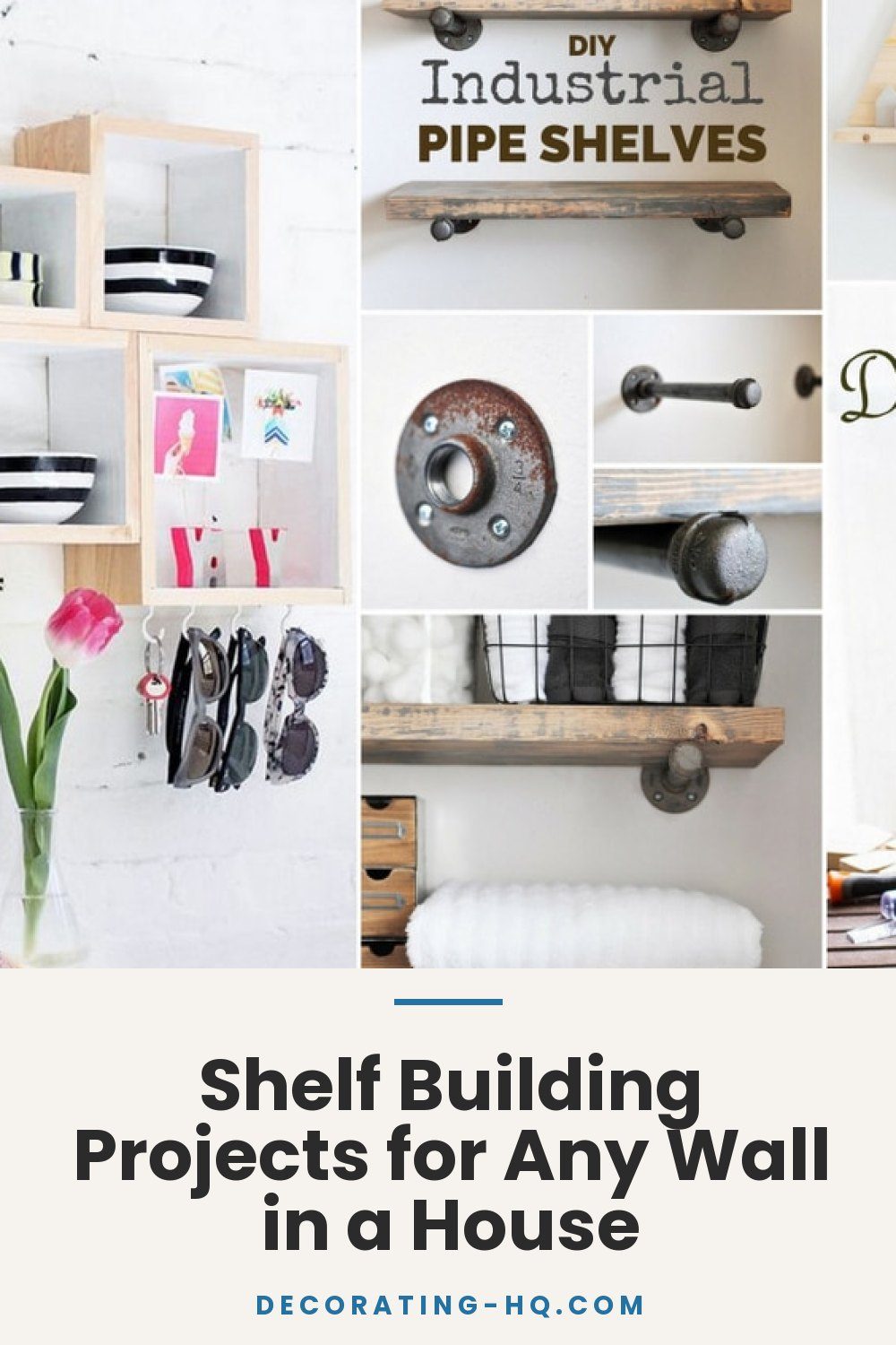 Shelf Building Projects for Any Wall in a House