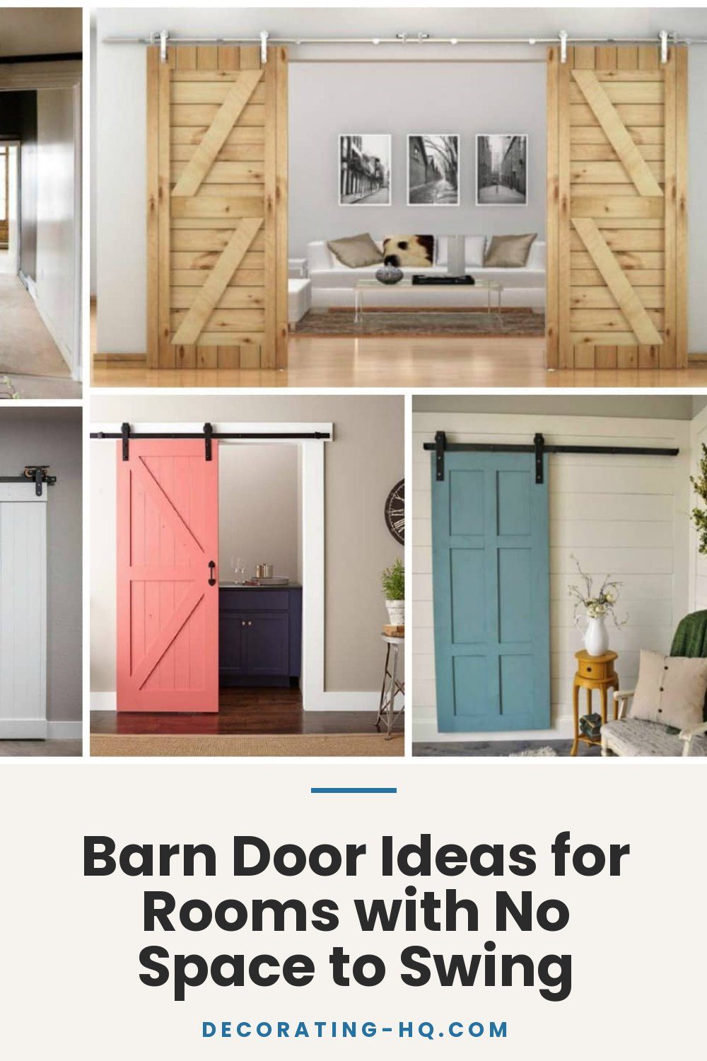 Barn Door Ideas for Rooms with No Space to Swing