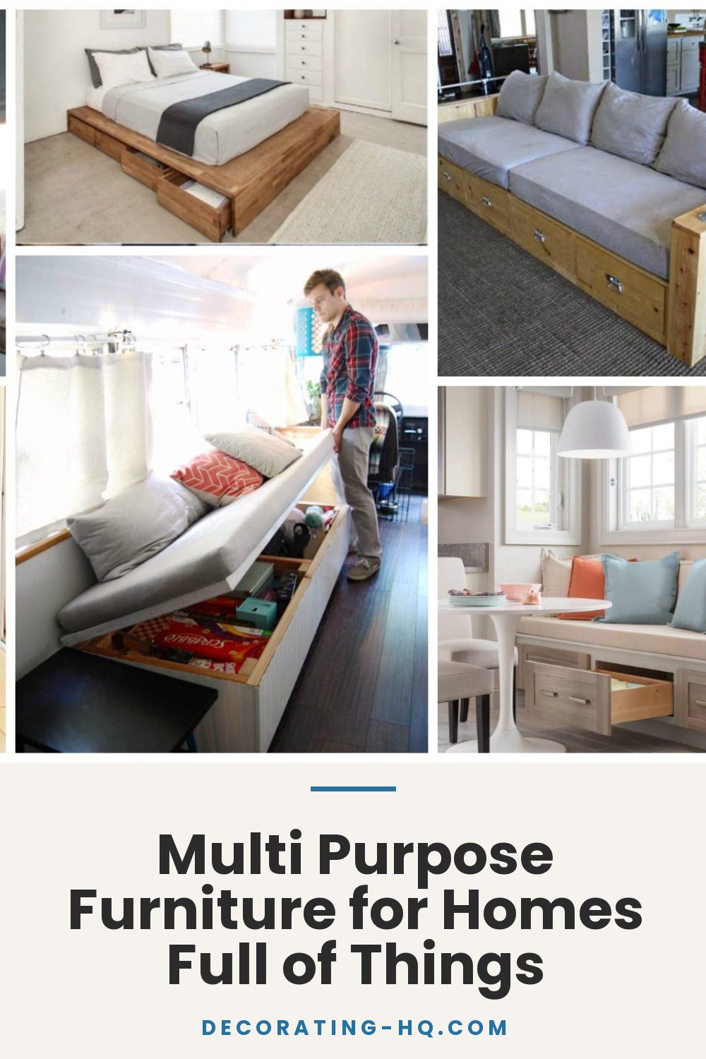 Multi Purpose Furniture for Homes Full of Things
