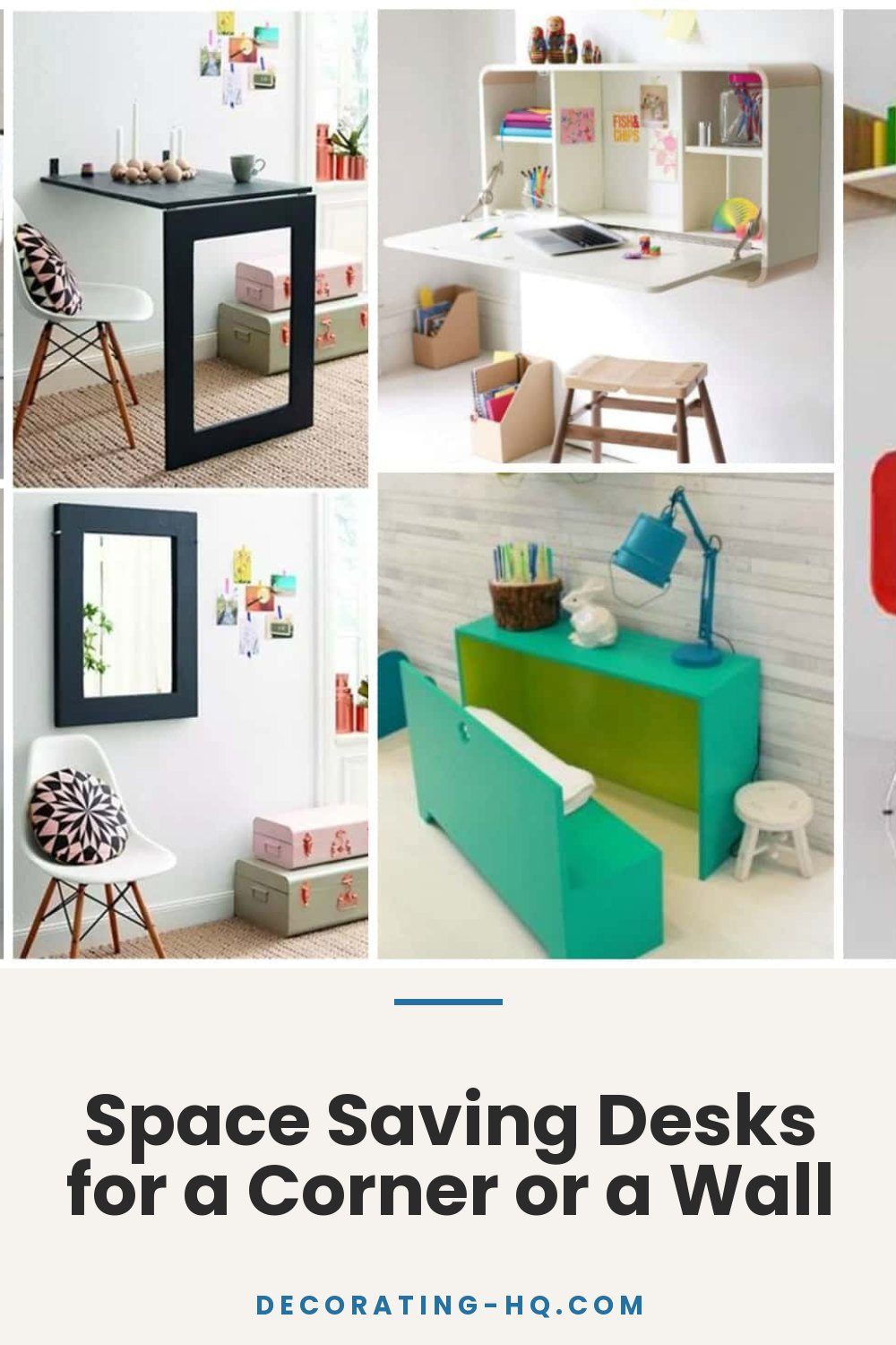 Space Saving Desks for a Corner or a Wall