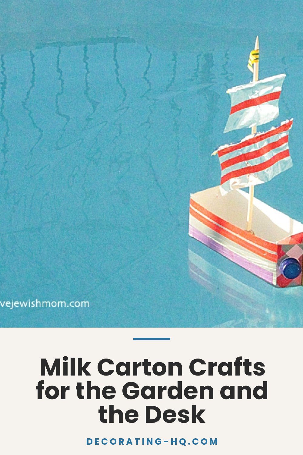 Milk Carton Crafts for the Garden and the Desk