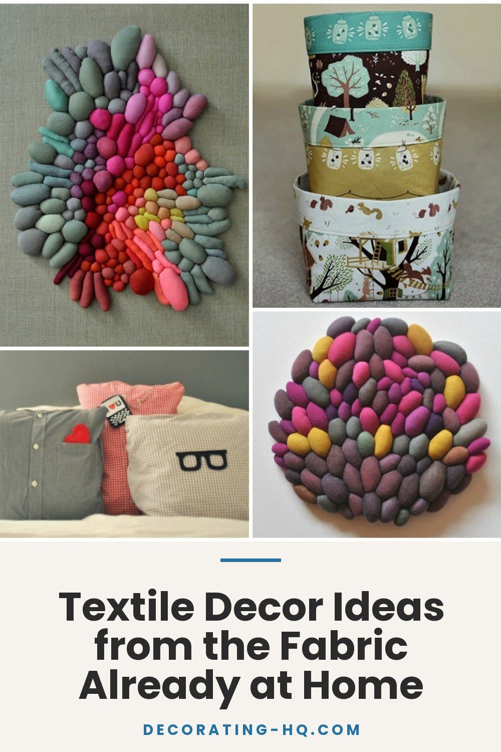 Textile Decor Ideas from the Fabric Already at Home