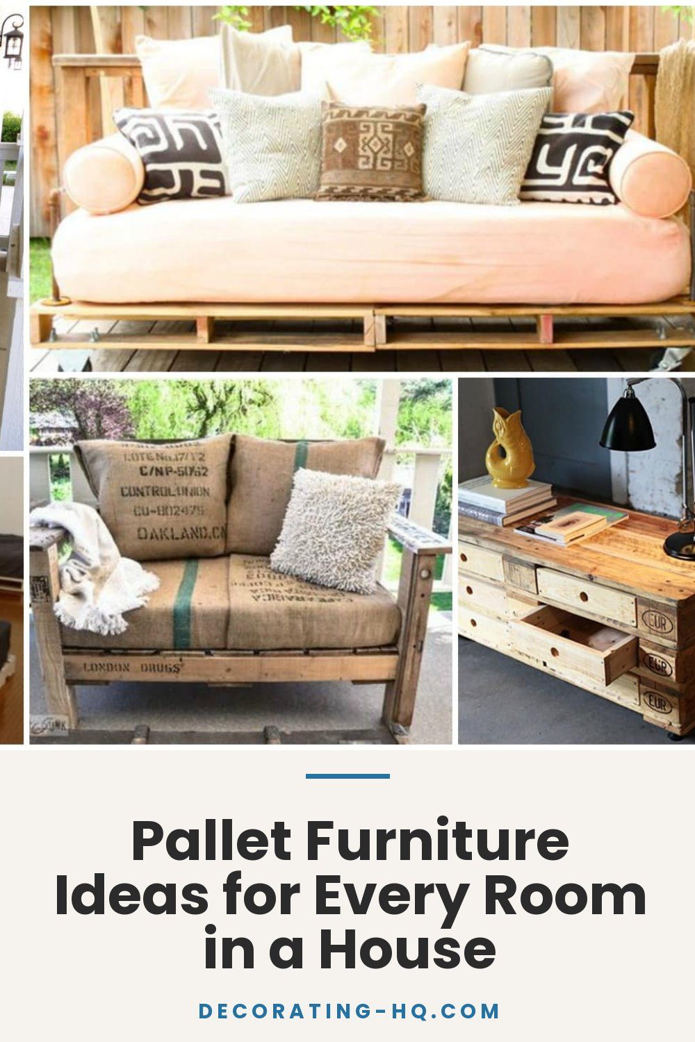 Pallet Furniture Ideas for Every Room in a House