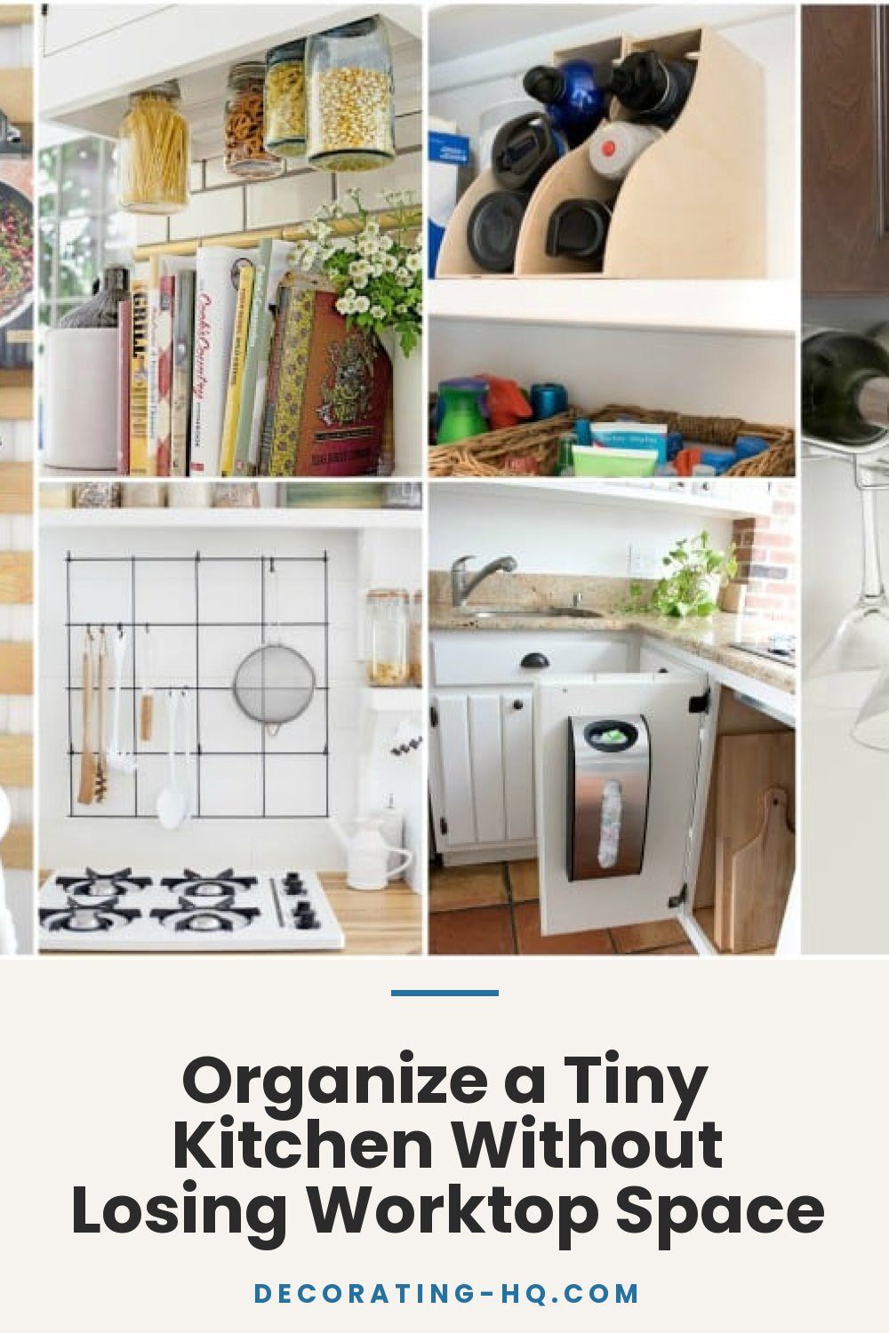 Organize a Tiny Kitchen Without Losing Worktop Space