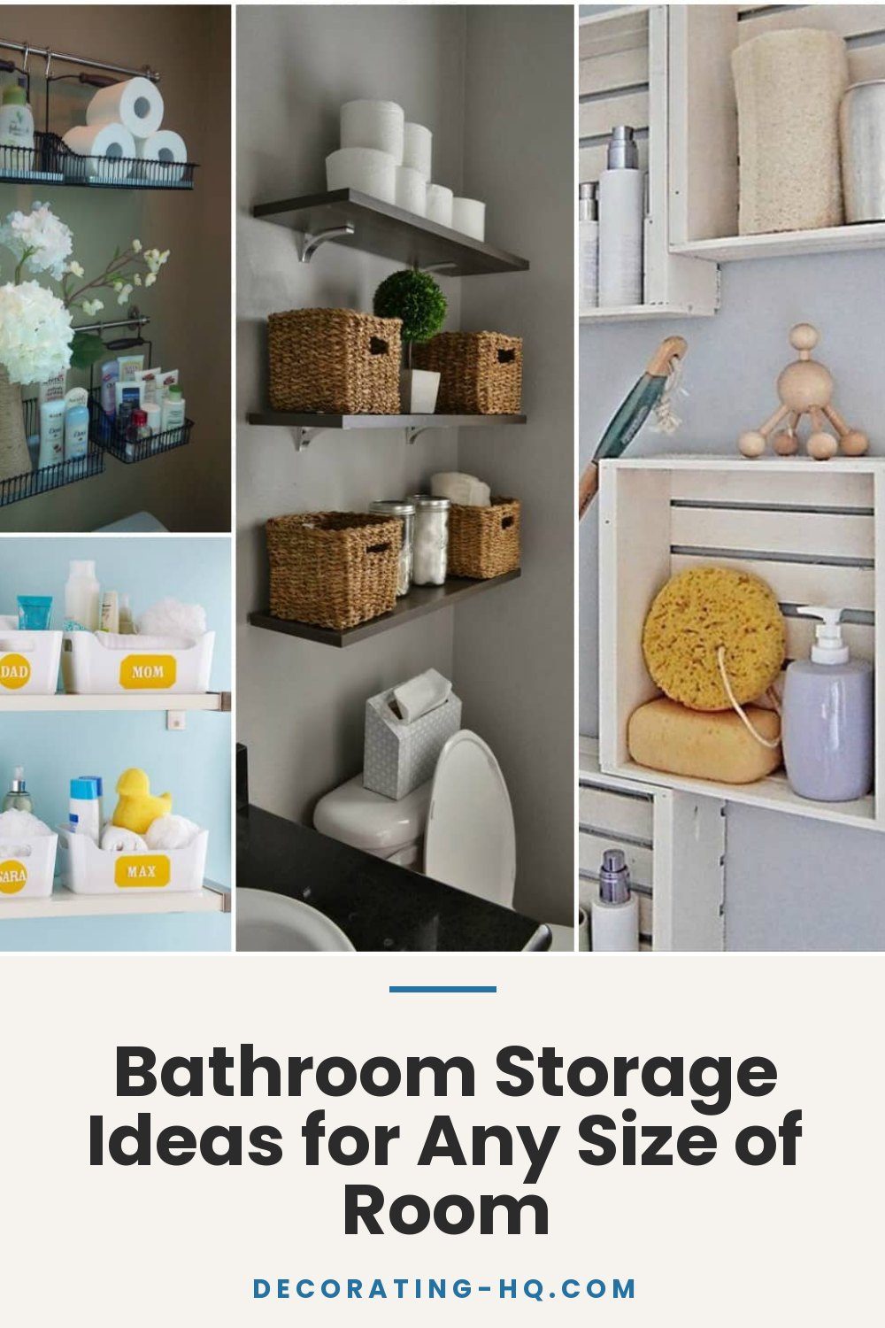 Bathroom Storage Ideas for Any Size of Room