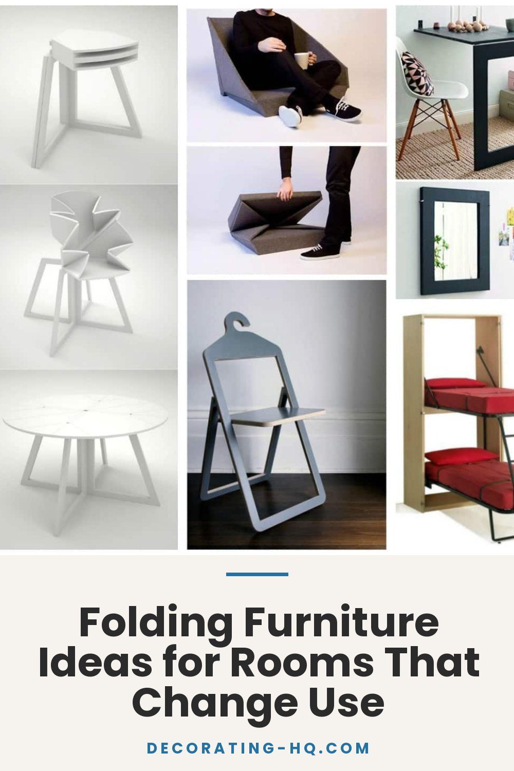 Folding Furniture Ideas for Rooms That Change Use