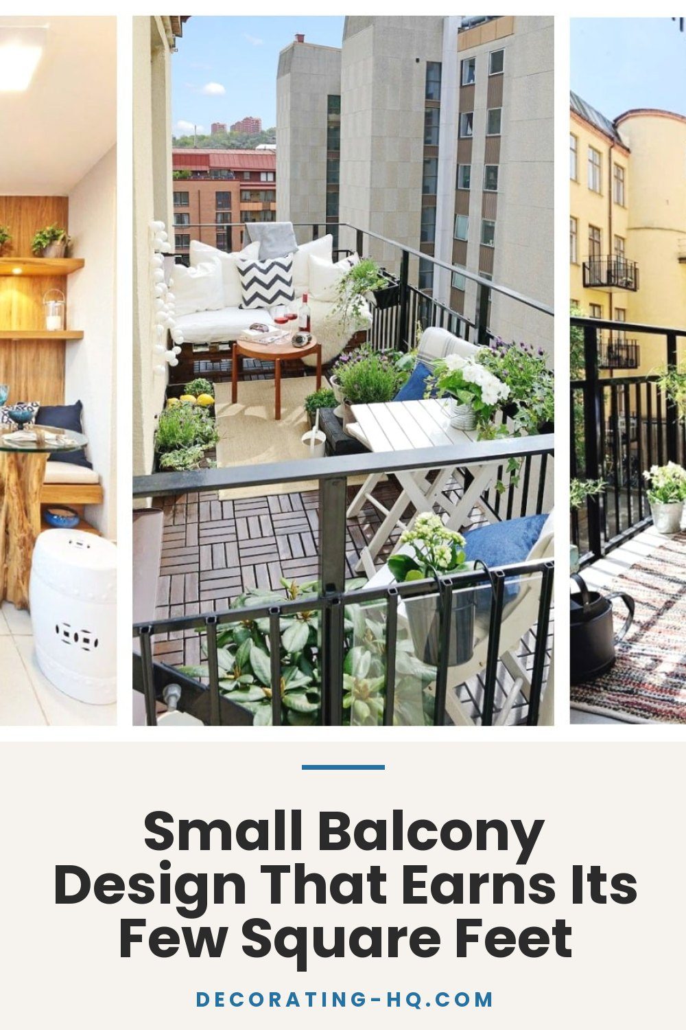 Small Balcony Design That Earns Its Few Square Feet