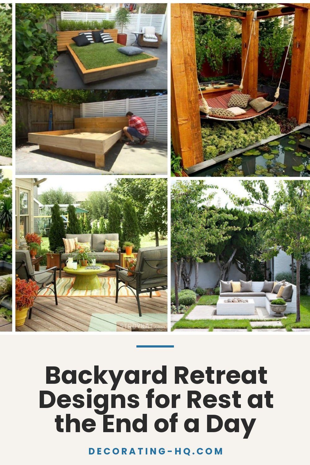 Backyard Retreat Designs for Rest at the End of a Day