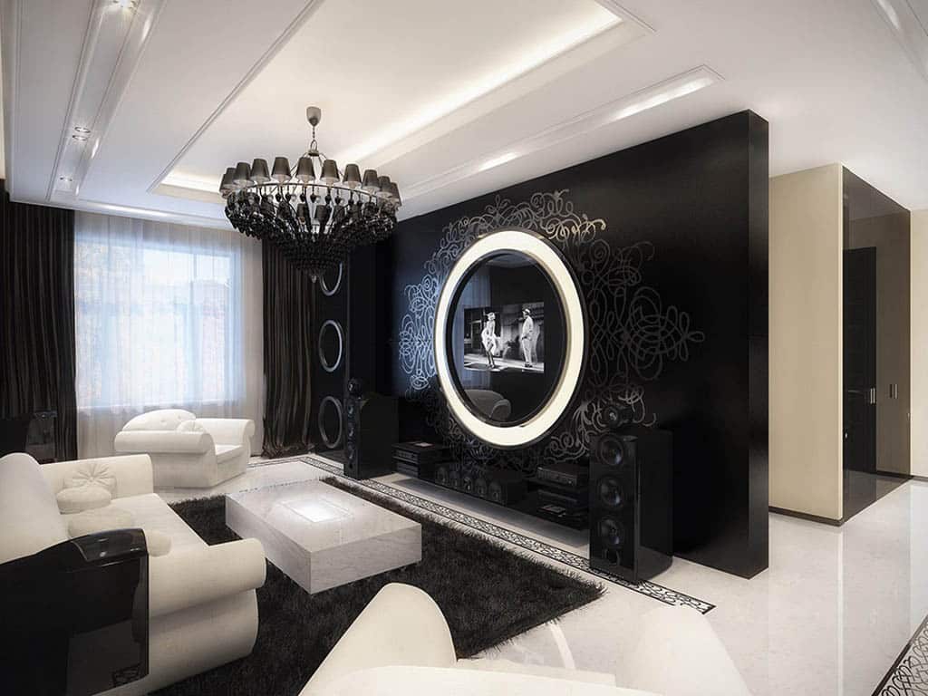 15+ Wonderfull Black and White Interior Designs