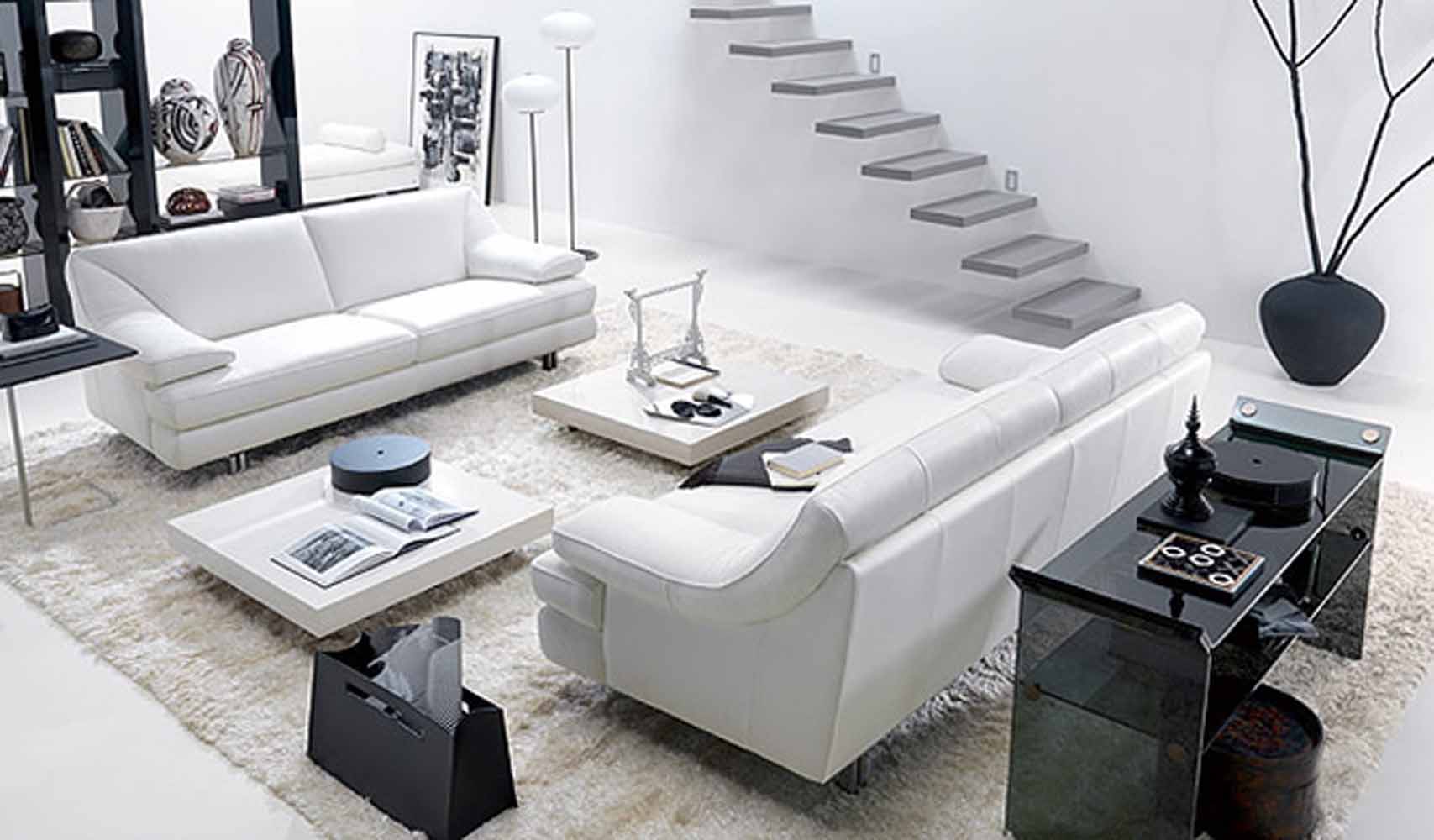 17 Inspiring Wonderful Black and White Contemporary Interior Designs Homesthetics 31