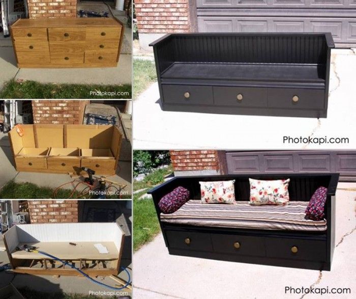 25+ Creative Ideas and DIY Projects to Repurpose Old Furniture