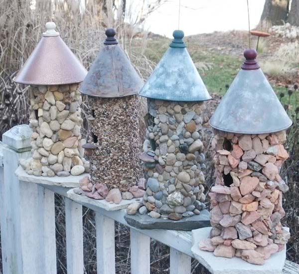 20 Fabulous DIY Garden Decorating Ideas with Pebbles and Stones19