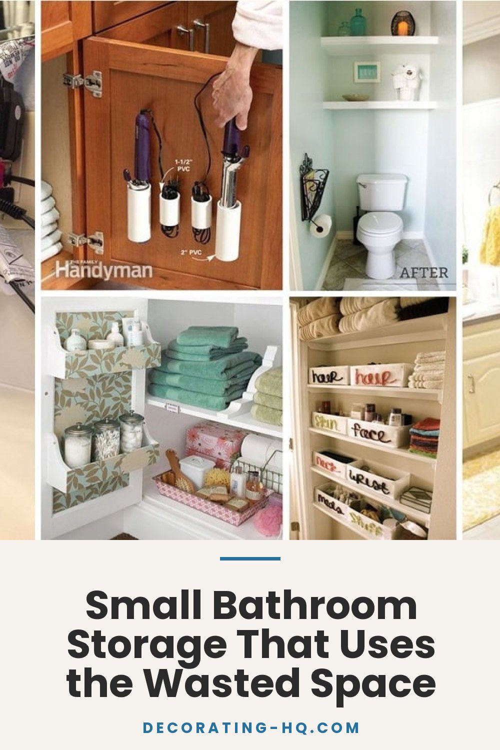 Small Bathroom Storage That Uses the Wasted Space