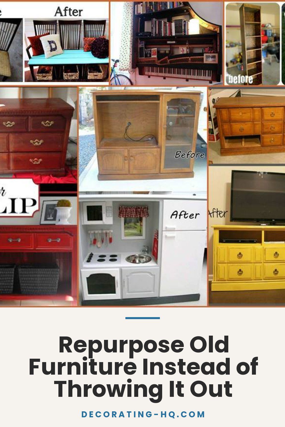 Repurpose Old Furniture Instead of Throwing It Out
