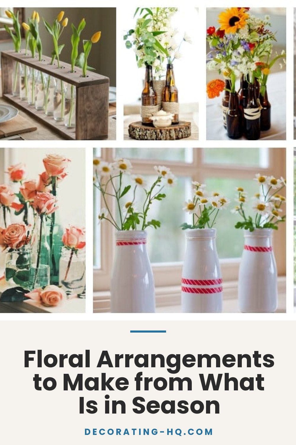 Floral Arrangements to Make from What Is in Season