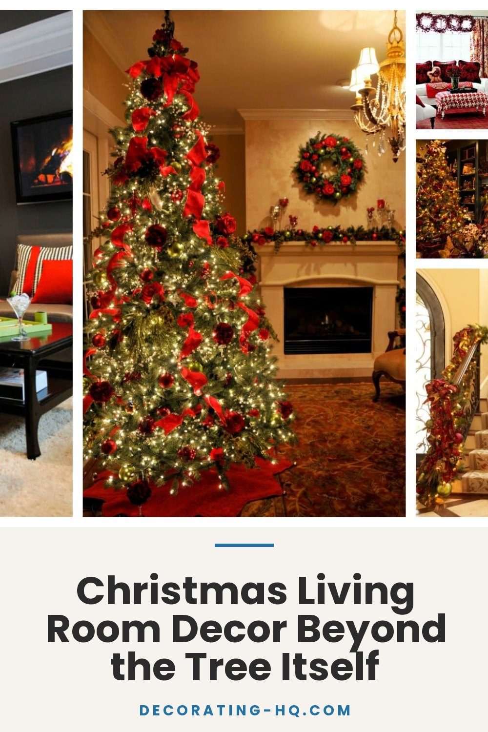 Christmas Living Room Decor Beyond the Tree Itself