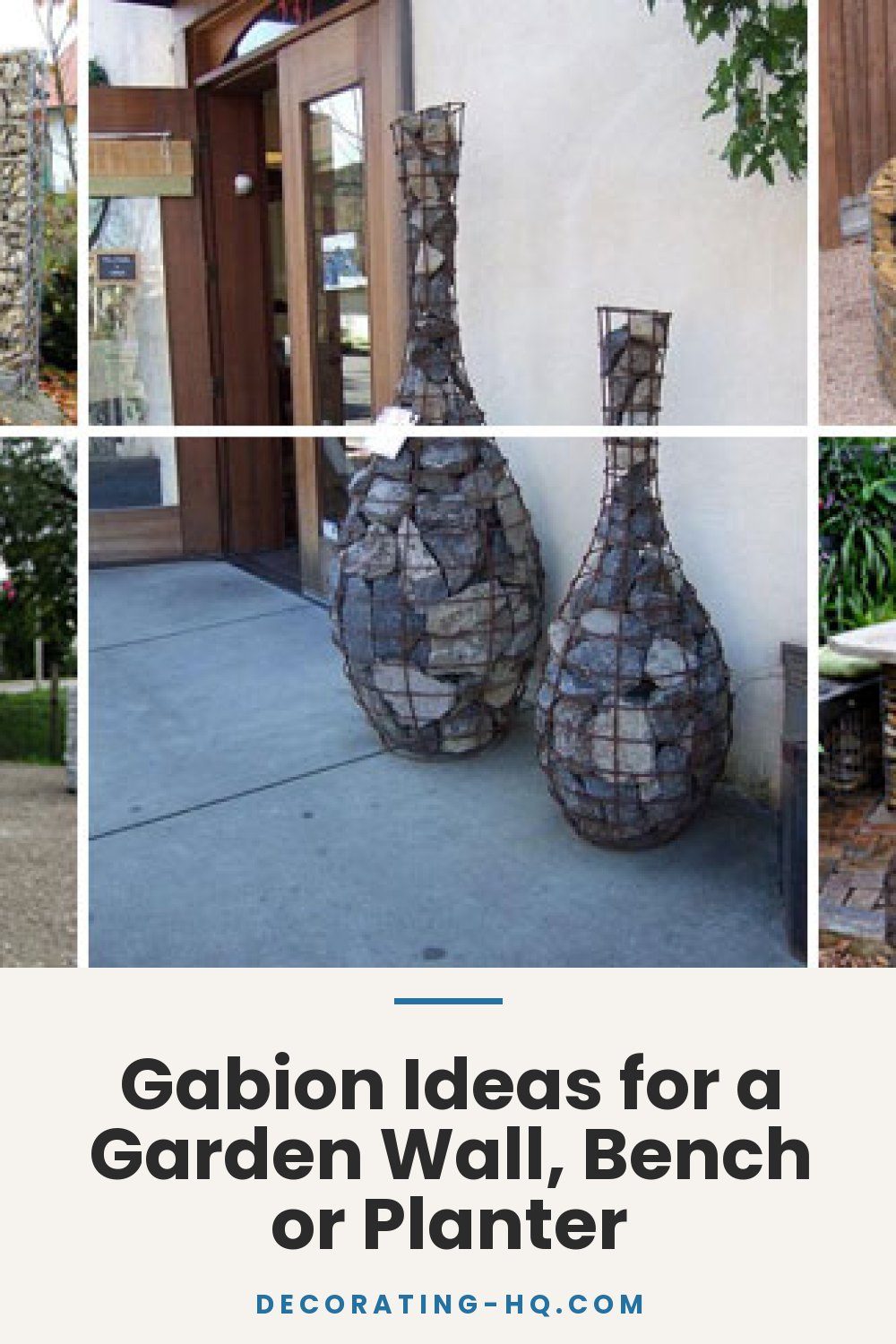 Gabion Ideas for a Garden Wall, Bench or Planter