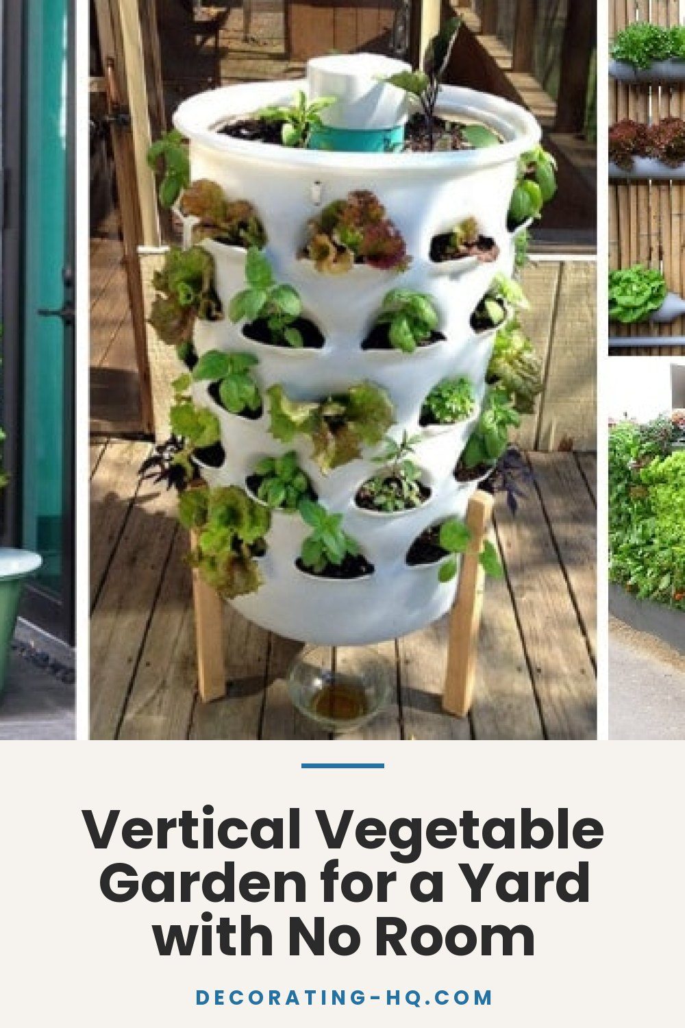 Vertical Vegetable Garden for a Yard with No Room