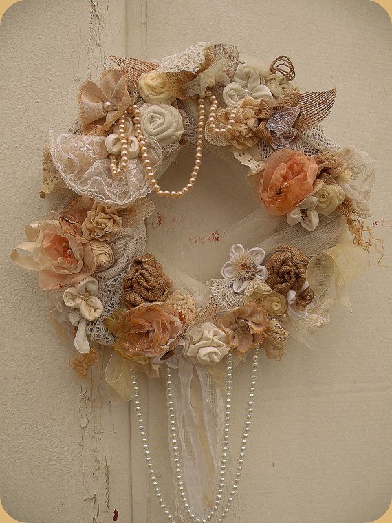 20+ Shabby Chic Christmas Wreaths