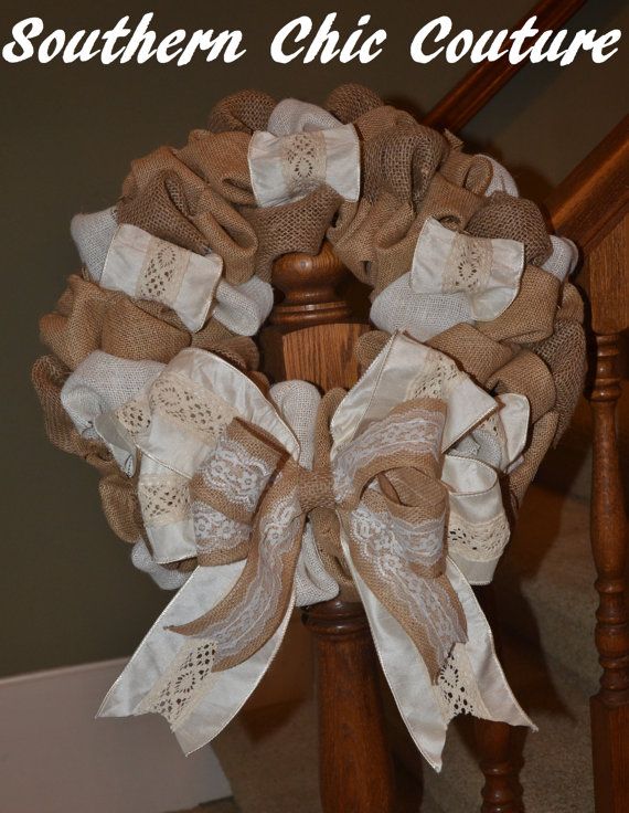 20+ Shabby Chic Christmas Wreaths