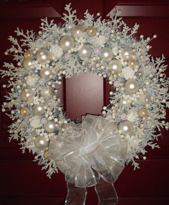 20+ Shabby Chic Christmas Wreaths