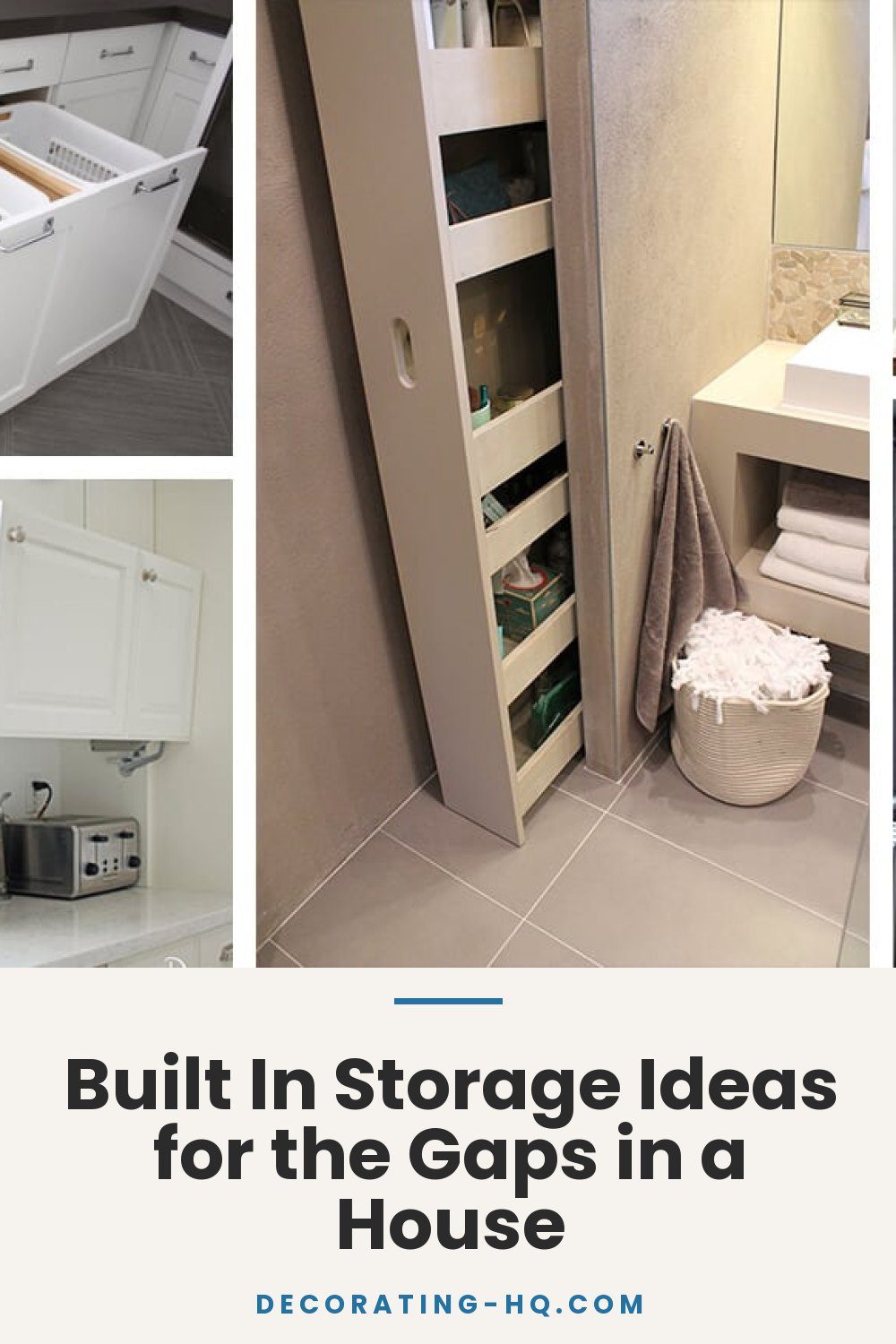 Built In Storage Ideas for the Gaps in a House