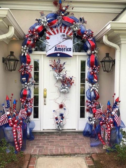 4th of july decorating ideas porche