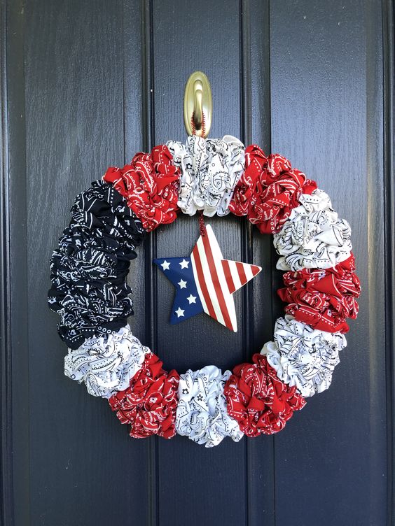 4th of july decorating ideas wreath