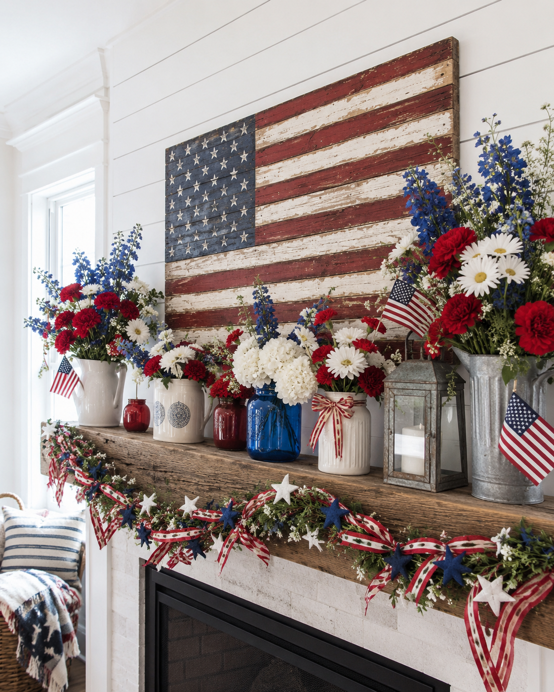 4th of July Mantel Decor Ideas for Your Home 4th of July Mantel Decor Ideas for Your Home 4th of july mantel decor ideas 5