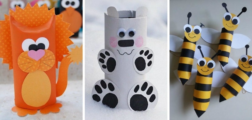 Animal Craft Toilet Paper Rolls