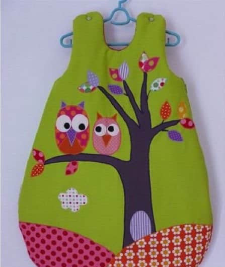 Baby Sleeping Bag DIY from Free Template