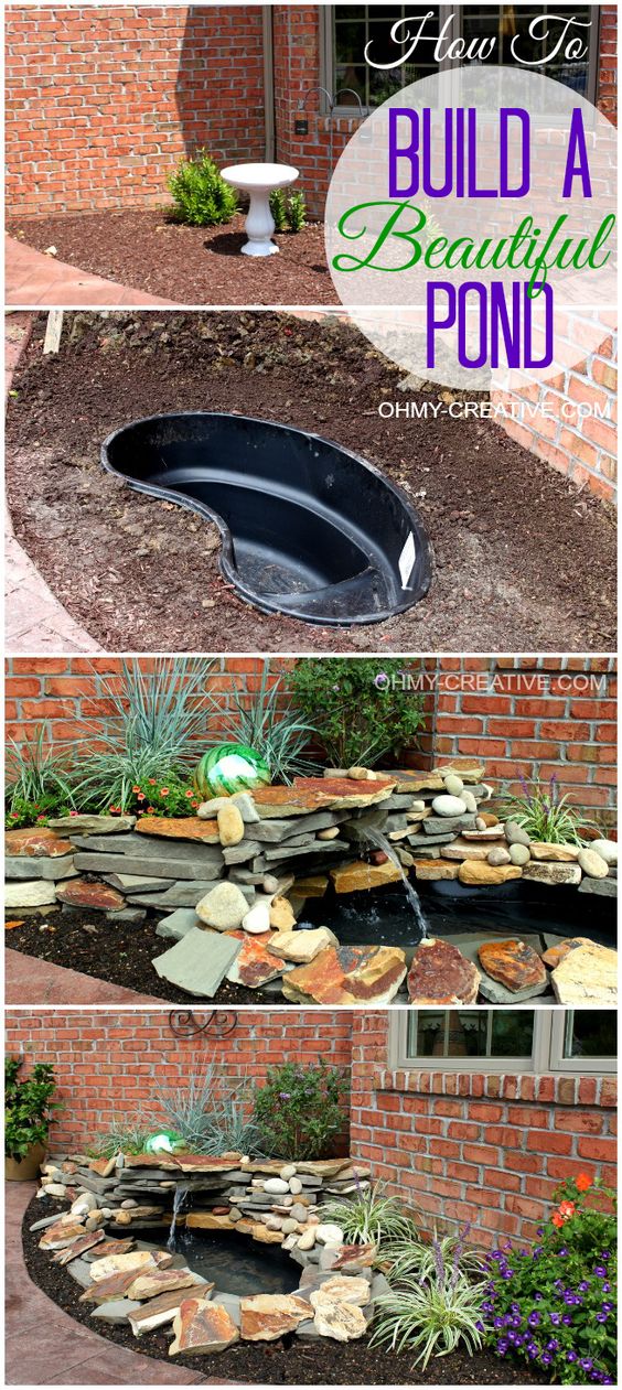 15+ DIY Backyard Pond Ideas