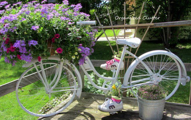 20 Awesome Bicycle Planter Ideas