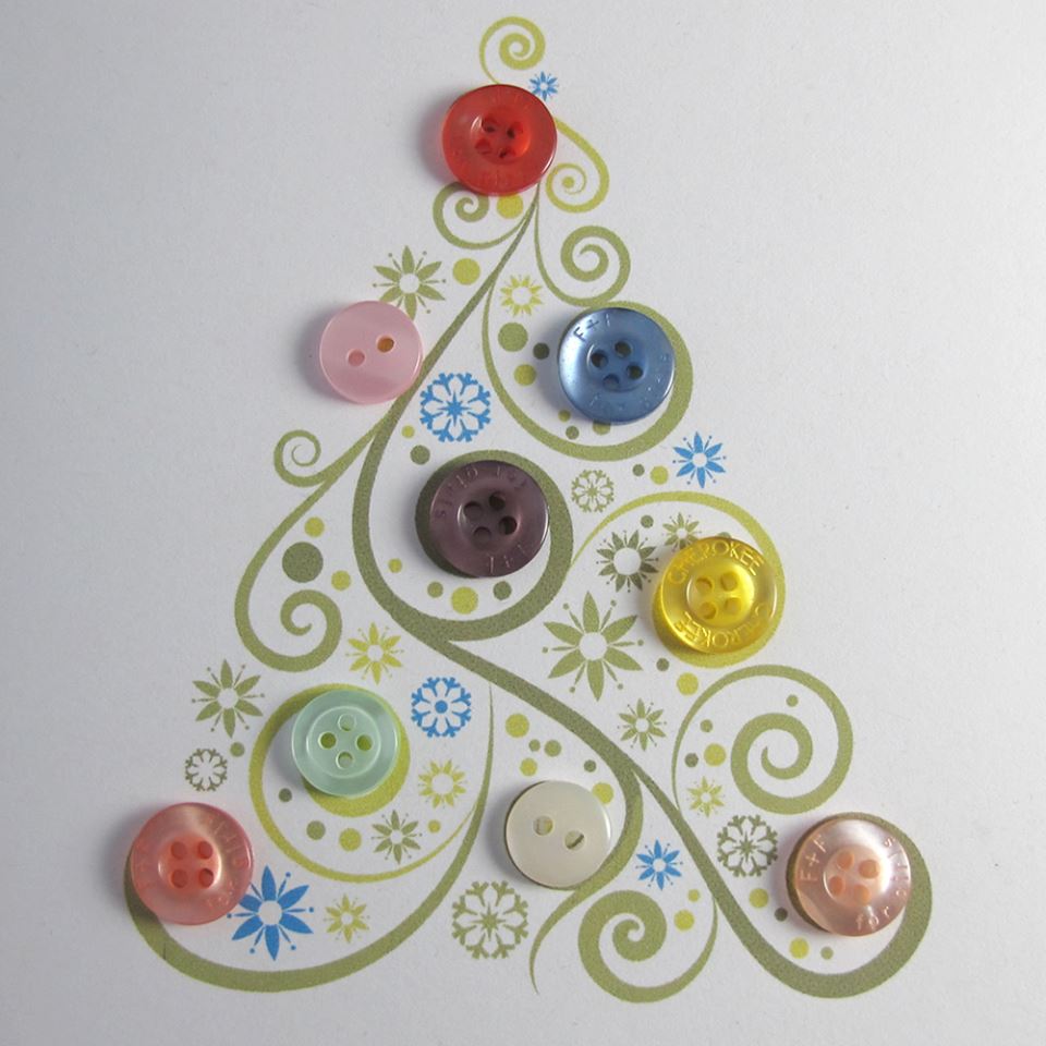Button Crafts for Christmas Decorations1