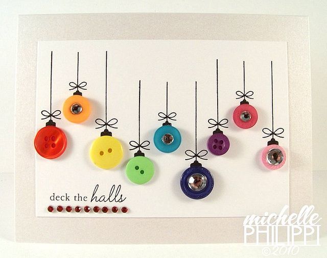 Button Crafts for Christmas Decorations16