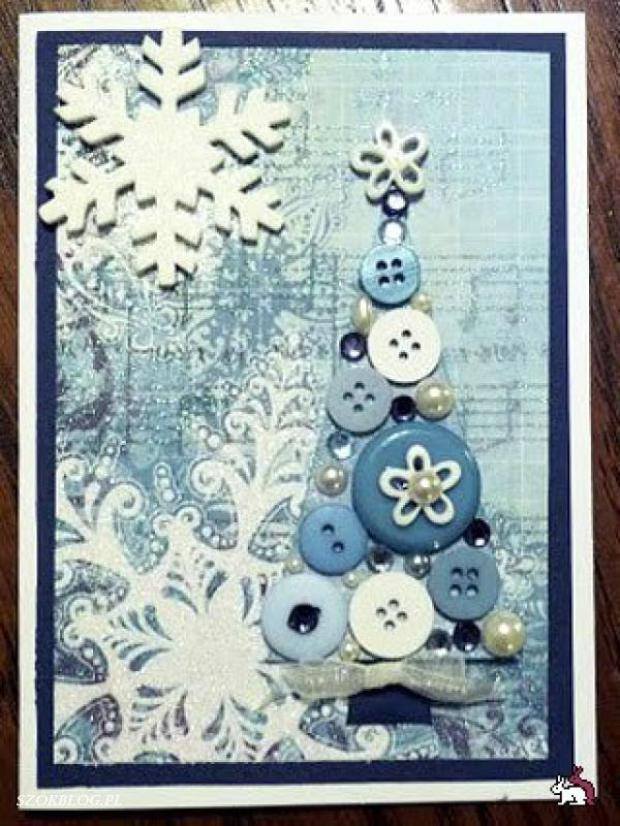 Button Crafts for Christmas Decorations6