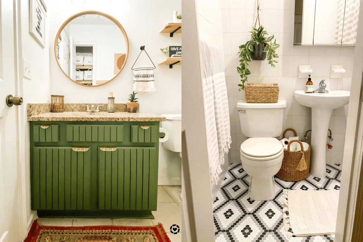 Cheap Small Bathroom Makeover Ideas