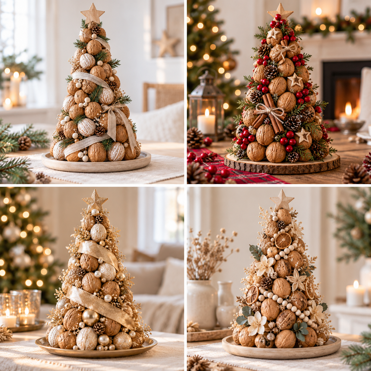 Creative Ideas for Christmas Decorations Using Walnut Shells Creative Ideas for Christmas Decorations Using Walnut Shells Christmas Decorations Using Walnut Shells 9