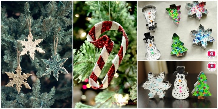 Christmas Ornaments DIY from Cookie Cutters