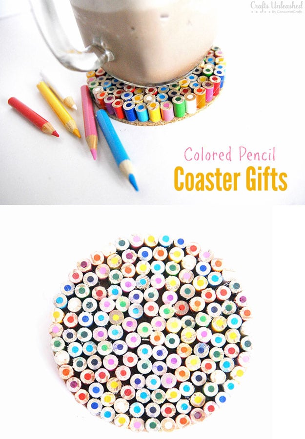 Colored Pencil Coasters