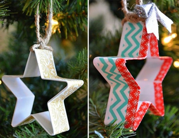 10+ Creative Christmas Ornaments DIY from Cookie Cutters