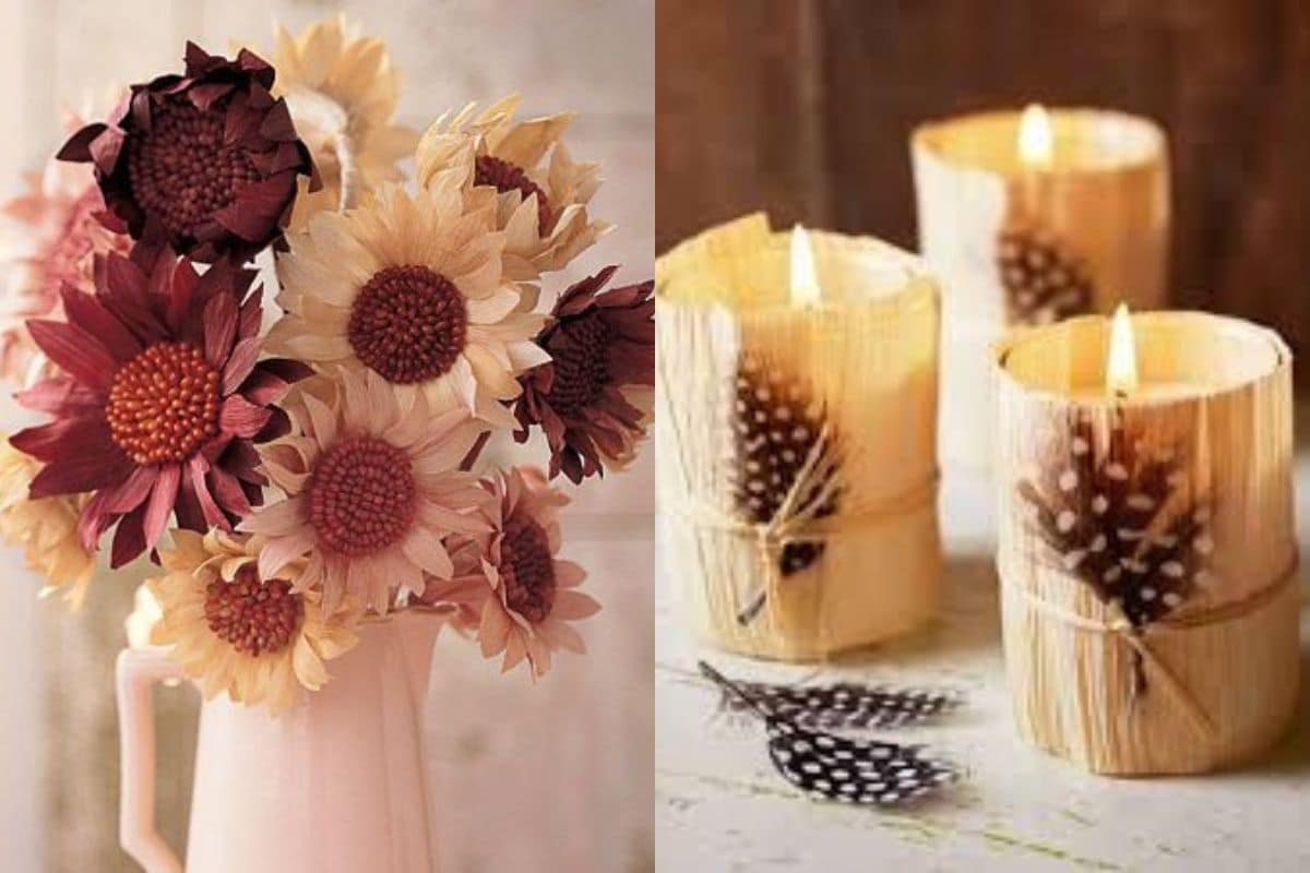 Creative Crafts with Corn Leaves 7