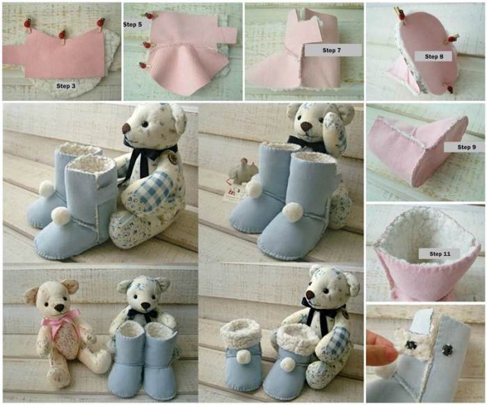 Creative Ideas DIY Baby Ugg Boots 700x583