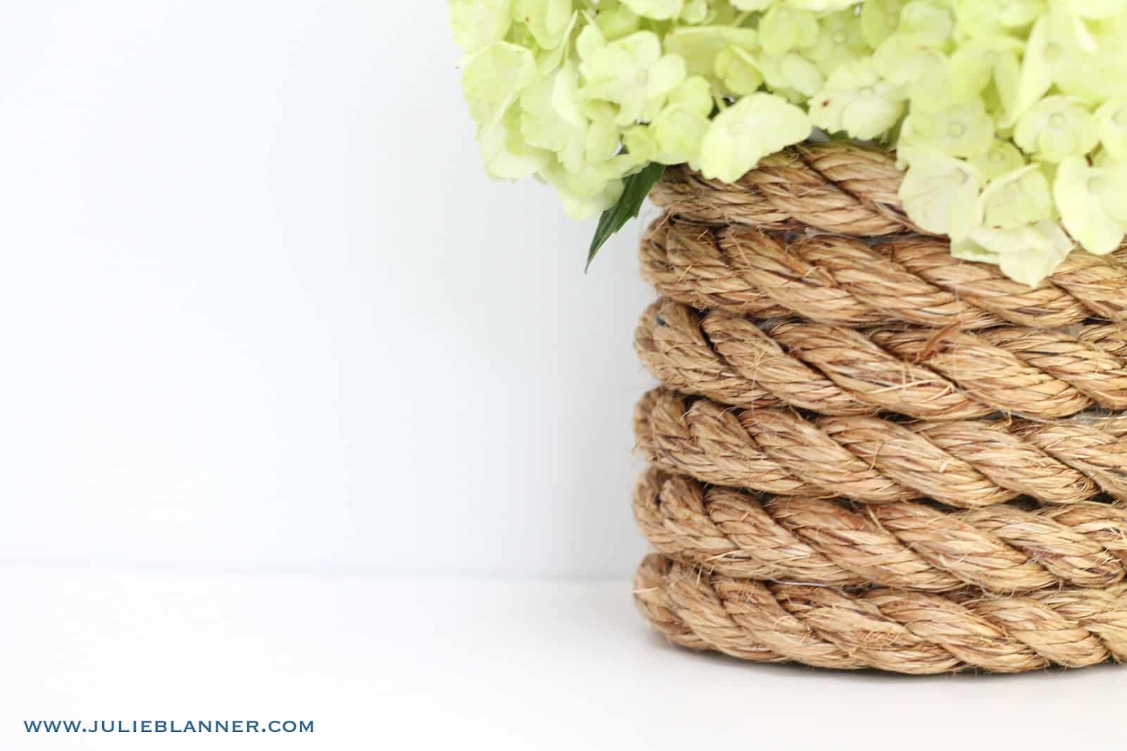 DIY Rope Vase